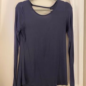 Blue long sleeve shirt
